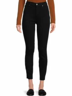 Women Paige Hoxton Raw Hem Ankle Jeans