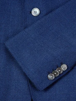 BOSS Blazers & Sportcoats|Hutson Slim Fit Virgin Wool Blzaer Blue
