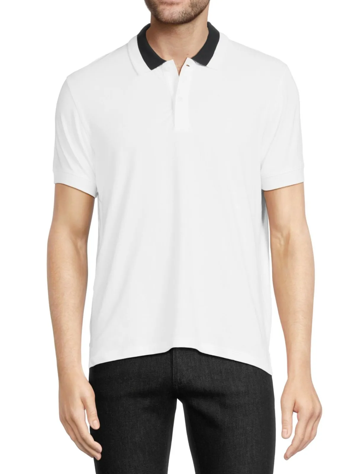 Patrick Assaraf Polos|Iconic Short Sleeve Tip Polo