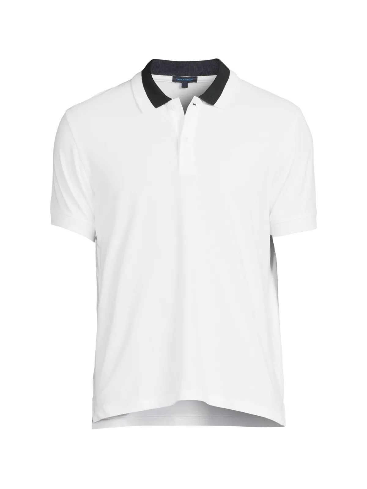 Patrick Assaraf Polos|Iconic Short Sleeve Tip Polo
