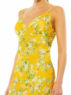 Women Mac Duggal Ieena Floral Mermaid Gown