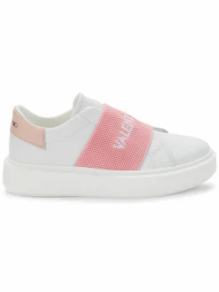 Valentino by Mario Valentino Incas Logo Leather Platform Slip On Sneakers
