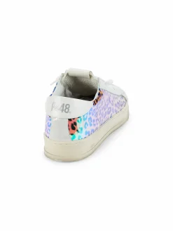 P448 Jack Leopard Print Low Top Sneakers