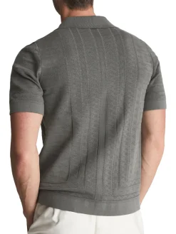 Reiss Casual Button-Down Shirts|Jacob Short Sleeve Button Down Shirt Sage