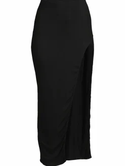 Women Area Stars Jacqui Solid Midi Slit Skirt