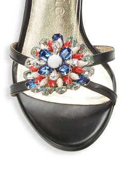 kate spade new york Jada Fireworks Embellished Leather Sandals