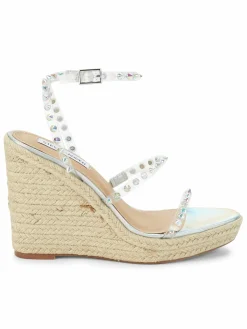 Steve Madden Jaxy Studded Espadrille Wedge Sandals