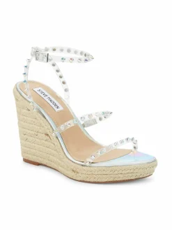 Steve Madden Jaxy Studded Espadrille Wedge Sandals