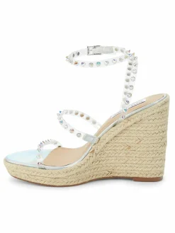 Steve Madden Jaxy Studded Espadrille Wedge Sandals
