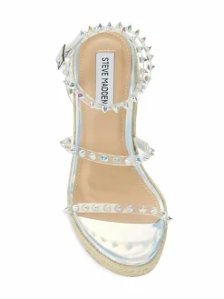 Steve Madden Jaxy Studded Espadrille Wedge Sandals