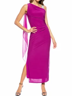 Women Marina Jersey One Shoulder Gown