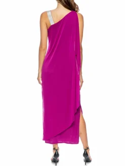 Women Marina Jersey One Shoulder Gown