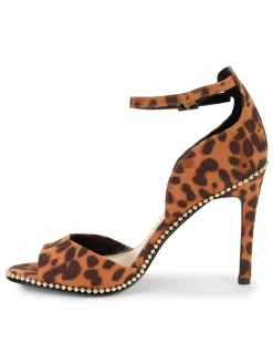 BCBGeneration Jessika Print Beaded Sandals