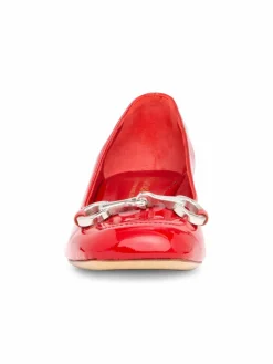 Beautiisoles by Robyn Shreiber Jila Patent Leather Block Heel Pumps