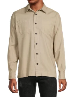 Jack & Jones Casual Button-Down Shirts|Jjlogan Autumn Double Pocket Shirt