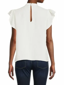 Women Joie Juri Flutter Sleeve Linen Top