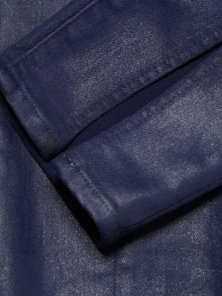 Women L'AGENCE Jyothi Mid Rise Coated Skinny Split Ankle Jeans