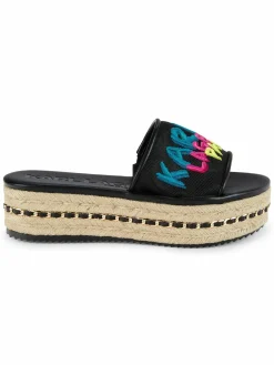 Karl Lagerfeld Paris Kamara Espadrille Platform Sandals