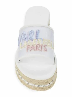 Karl Lagerfeld Paris Kamara Espadrille Platform Sandals
