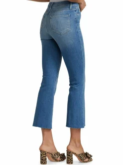 Women L'AGENCE Kendra High-Rise Cropped Flare Jeans