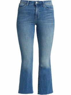 Women L'AGENCE Kendra High-Rise Cropped Flare Jeans