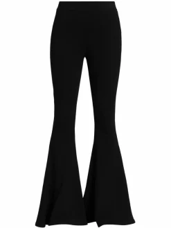 Women L'AGENCE Kiki Knit High-Waist Flare Pants