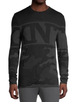 KNT by Kiton Cashmere|Knit Camo Sweater Black Grey