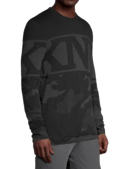 KNT by Kiton Cashmere|Knit Camo Sweater Black Grey
