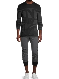 KNT by Kiton Cashmere|Knit Camo Sweater Black Grey