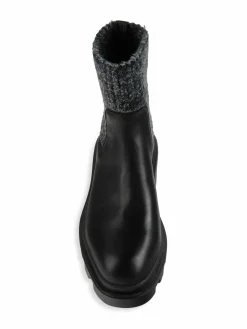 Sanctuary Knit Sock Lug Boots