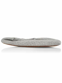 Skin Knit Square-Toe Ballet Slippers