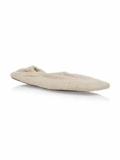 Skin Knit Square-Toe Ballet Slippers