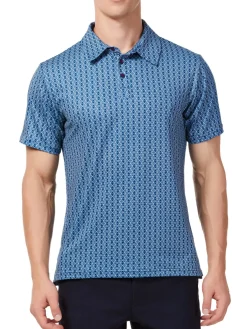 Hyden Yoo Polos|Knit Stretch Polo Navy