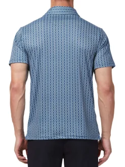 Hyden Yoo Polos|Knit Stretch Polo Navy