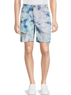 Monfrère Shorts|Kobe Distressed Denim Shorts Blue