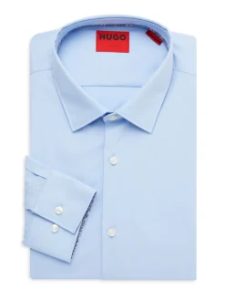 HUGO Dress Shirts|Koey Slim Fit Dress Shirt Blue