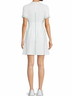 Women J.Lindeberg Krystal Cinched Waist Tipped Dress
