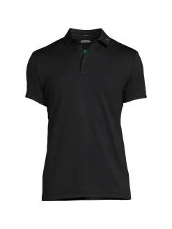 J.Lindeberg Activewear|Kv Regular Fit Polo Black