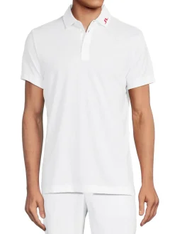 J.Lindeberg Activewear|Kv Regular Fit Polo White