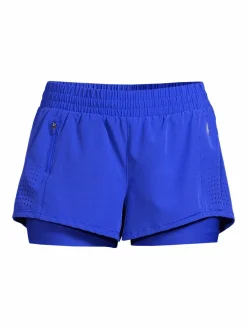 Women Spyder Laser Cut Running Shorts