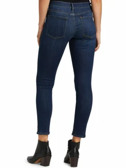 Women Frame Le Garcon Mid Rise Straight Jeans