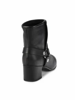 Zadig & Voltaire Leather Block Heel Ankle Boots