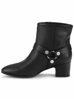 Zadig & Voltaire Leather Block Heel Ankle Boots