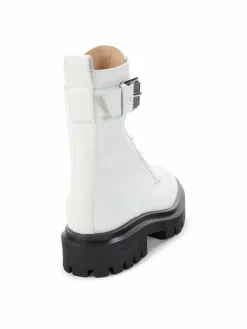 Stuart Weitzman Leather Combat Boots