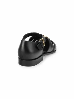 cavalli CLASS Leather Fisherman Sandals