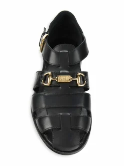 cavalli CLASS Leather Fisherman Sandals