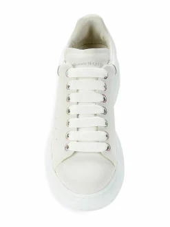 Alexander McQueen Leather Low Top Sneakers