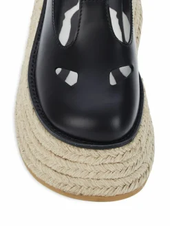 Burberry Leather Platform Mary Janes