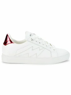 Zadig & Voltaire Leather Platform Sneakers