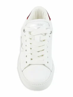 Zadig & Voltaire Leather Platform Sneakers